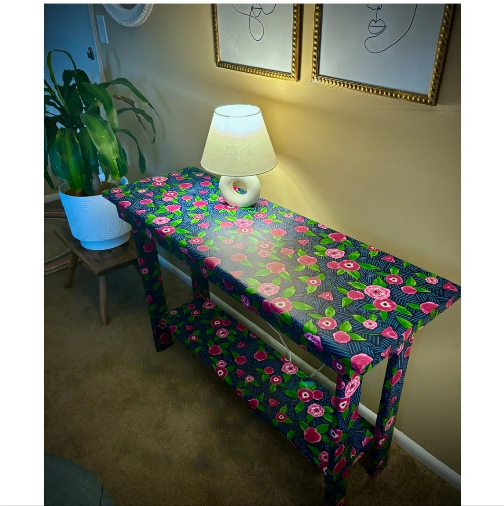 Opalhouse Marker Floral Peel & Stick Wallpaper Blue